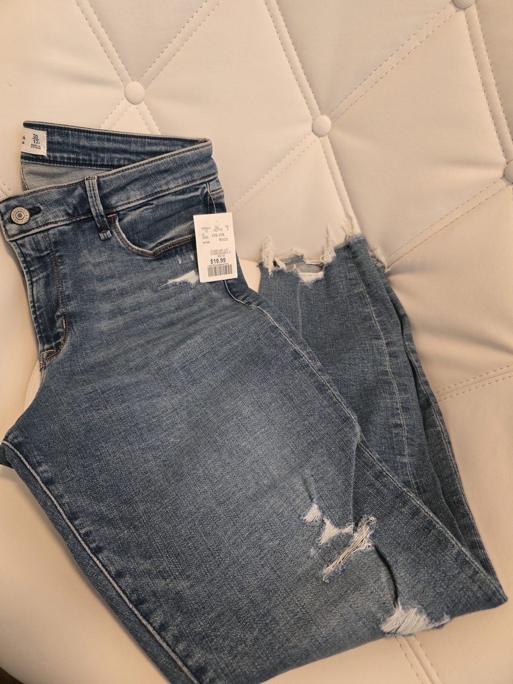Abercrombie Midrise Super Skinny Ankle Jeans Size 31